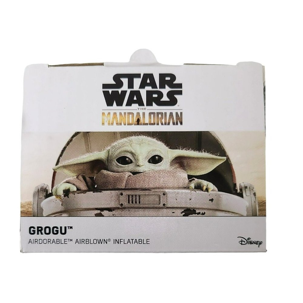 Star Wars Baby Yoda Grogu Mandalorian 24" Airblown Disney Christmas Inflatable - Picture 3 of 3